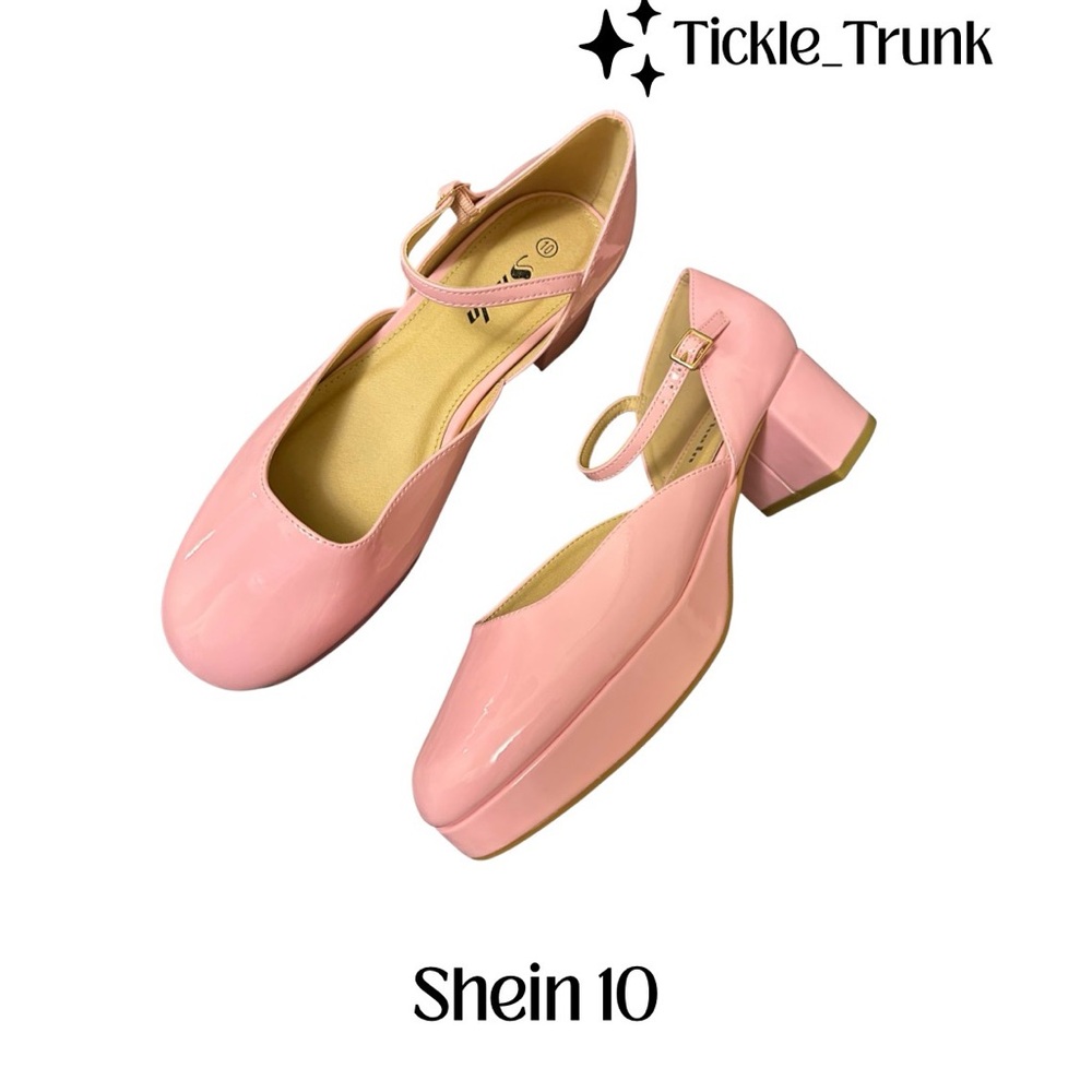 ⭐️ SHEIN Blush Pink Block Heels